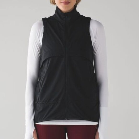 Lululemon Women's Size 4 Black Kicking Asphalt Vest - Picture 1 of 6